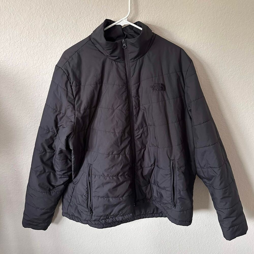 The North Face Women's XXL Black Quilted Lightweight Puffer Jacket Full Zip